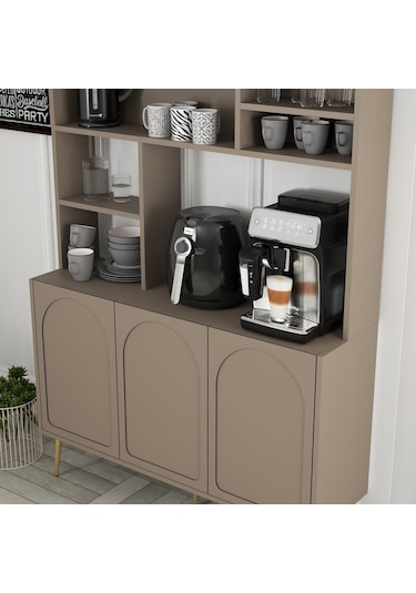 Lyon Kahve Köşesi 120cm - Atlas / Altın