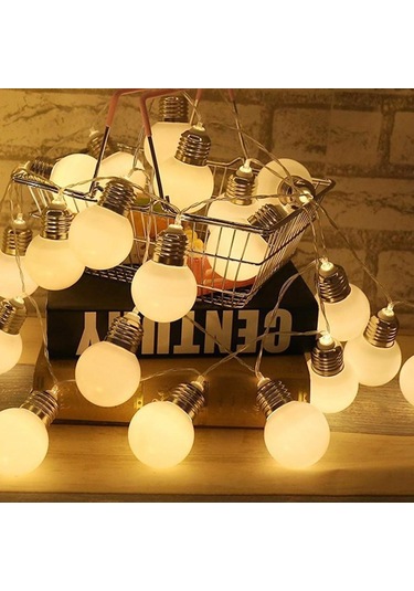 Homyl Açık Bahçe Garland Için 10 Led Dize Peri Işıkları Sıcak Beyaz