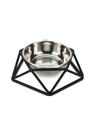 Beeztees Köpek Mama Su Kabı, Paslanmaz Çelik, 15cm, 160ml