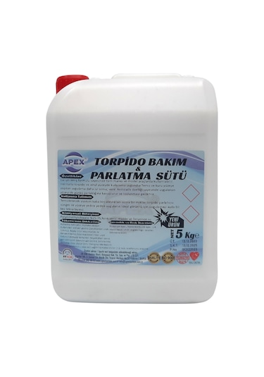 Oto Torpido Parlatıcı Bakım Sütü 5 Kg Parlak Görünüm