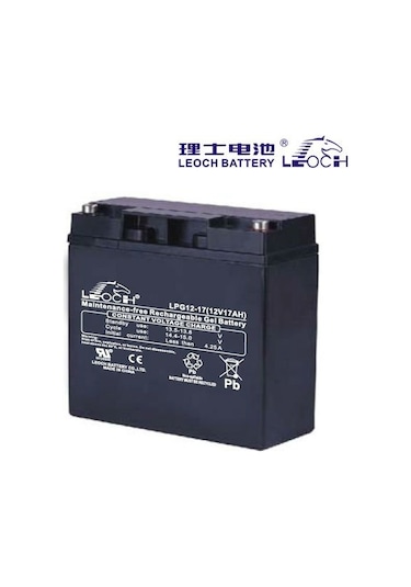 Leoch 12 V 17 AH Bakımsız Kuru Akü