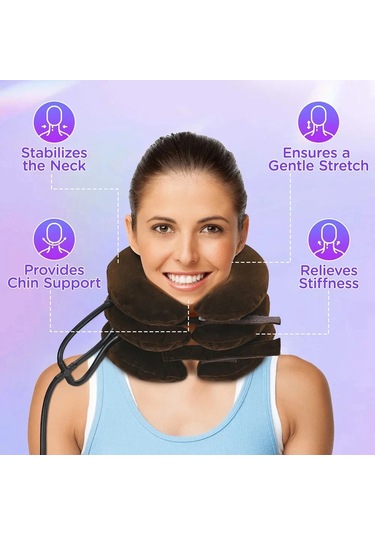 Servikal Boyun Traksiyon Cihazı, Kronik Boyun Ve Omuz Hizalama Çok Renkli