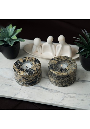 Candela Dekoratif Mumluk Çok Renkli