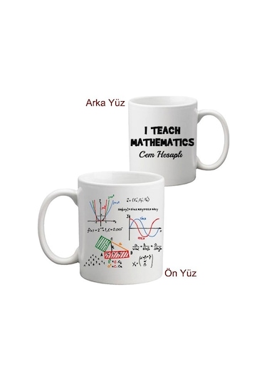 Matematik Öğretmenine Öğretmenler Günü Hediyesi Kupa Bardak