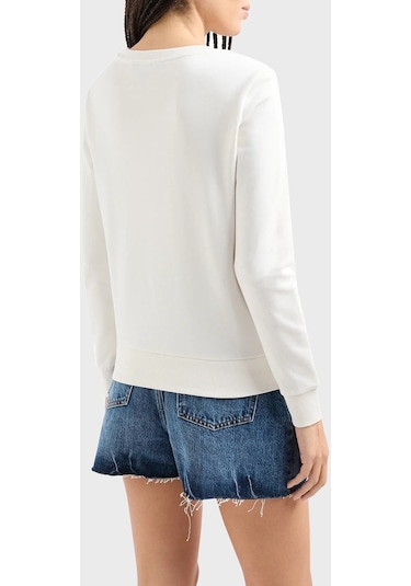 Armani Exchange Bayan Sweat 3dym92 Yjfdz 1125 Beyaz