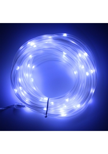 Hfambition Güneş Enerjili 12m 100 Led Işık Zinciri, Uzaktan Kumanda, 8 Mod, Ip65 Su Geçirmez, Dış Mekan Dekorasyonu Beyaz