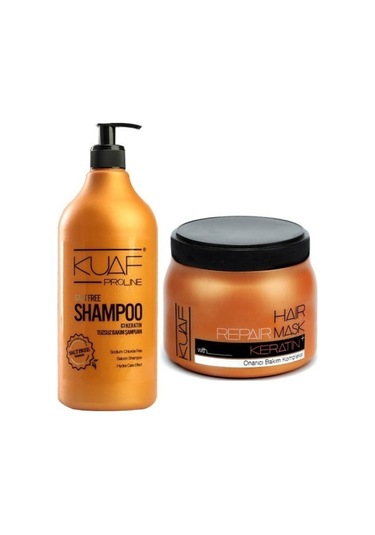 Kuaf Maske 1 L + Kuaf Tuzsuz Şampuan