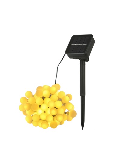 Singree Güneş Enerjili 60 Led Aydınlatma Küreleri - 8 Modlu, Ip44 Su Geçirmez, 8 Metre Sıcak Beyaz