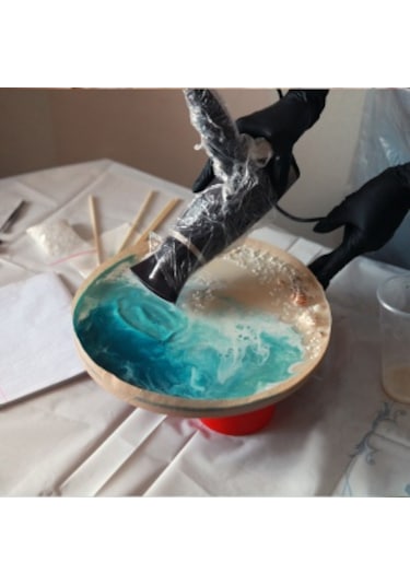 Ezomax Deniz Dalgası Efekti İçin Şeffaf Epoksi Reçine 1kg