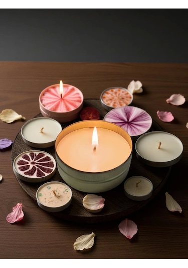 Myhand Soyawax Gold Teneke İnfinity Esans Kokulu Mum 60 Gr Altın