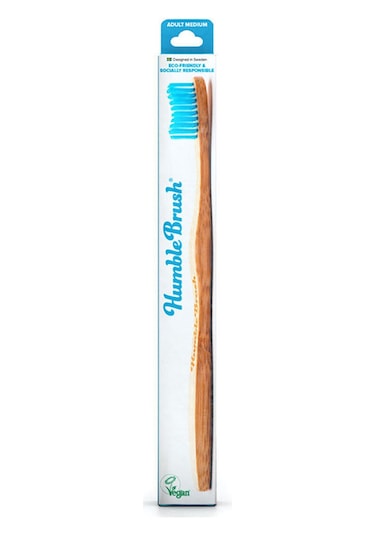 Humble Brush Yetişkin Diş Fırçası Medium Mavi