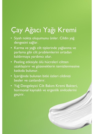 Çay Ağacı Yağı Kremi