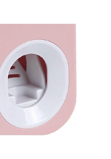 Suntek Magideal Ev Banyo Otel B İçin Otomatik Diş Macunu Dispenseri Pembe