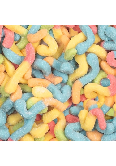 Candy Break Sour Neon Crawlers Solucan Jelibon 113 Gr