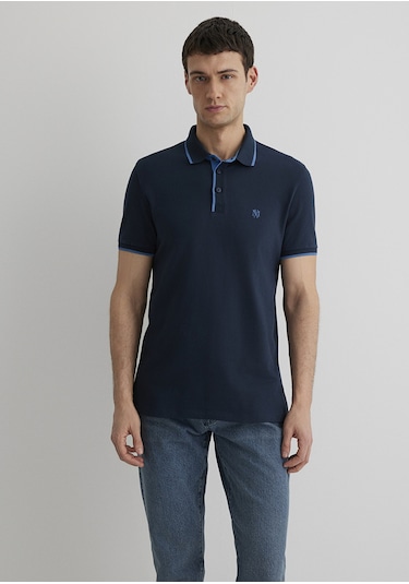 Mavi - Lacivert Polo Tişört 062373-28417 Lacivert