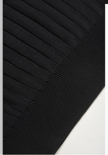 Deepsea Erkek Siyah Slim Fit Polo Yaka Triko Kazak - Yumuşak Dokulu Esnek Ve Şık Görünüm 2605305 Siyah