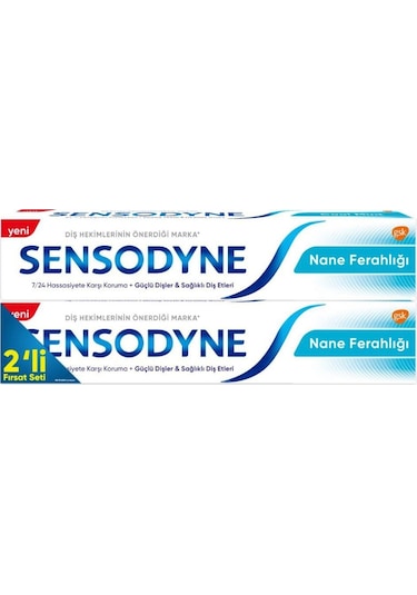 Sensodyne Nane Ferahlığı Diş Macunu 1+1