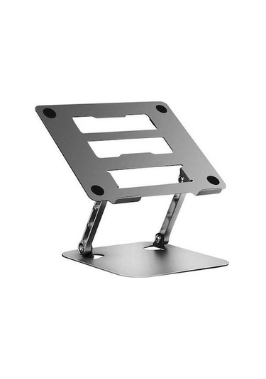 Ebitda Metal Katlanabilir Tablet Dizüstü Braketi, Ayarlanabilir İsı Dağılımı Standı, Gri