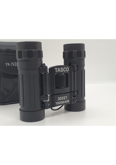 Bosile Tasco 30x21 Av Dürbünü - 40m/1000m - Kauçuk Kaplama - Siya Siyah