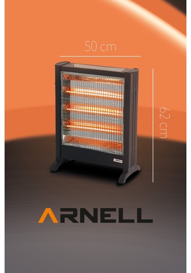 Arnell AR836 2600 W Quartz Elektrikli Isıtıcı