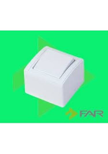 Far Sıva Üstü Anahtar Topraklı Priz Komitatör Sıva Üstü Anahtar