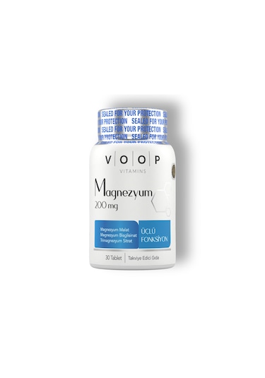 Voop Magnezyum 200mg 30 Tablet