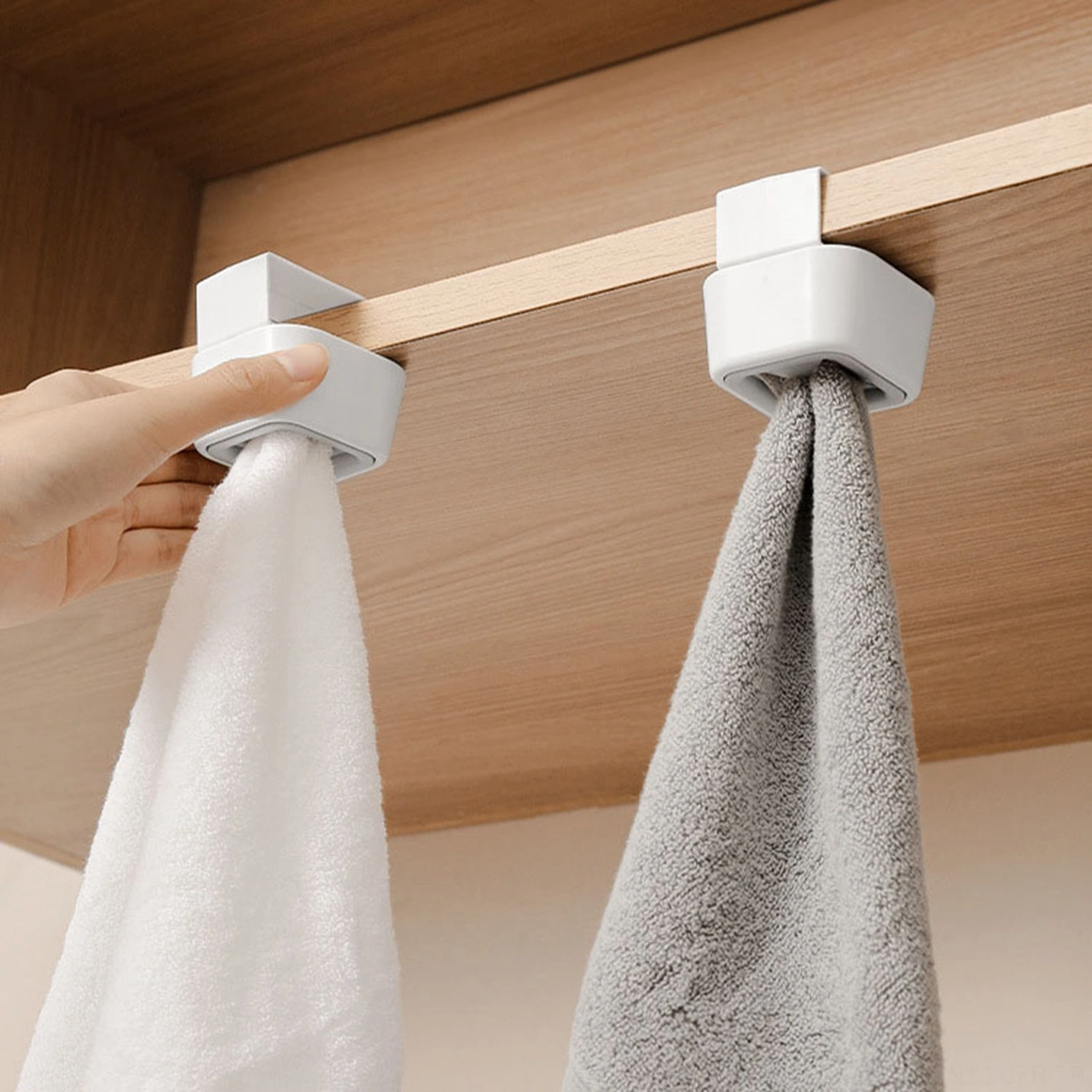 Geeroyoo Banyo Mutfak Kurutma Bezi Tutucu, Delme Yok Kurulum, Dayanıklı Plastik, Çok Amaçlı Duvar Takımı Diğer