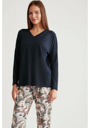 Pijama Takım Kadın 327 Lacivert