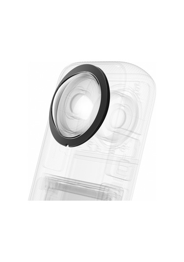 Insta360 X3 Puluz Lens Guard Pc Koruyucu Kapak Siyah