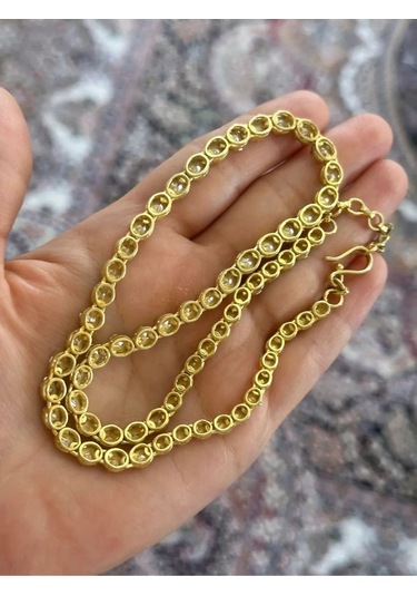 Allahverdi Türkmen Sade Polki Elmas Kolye 125