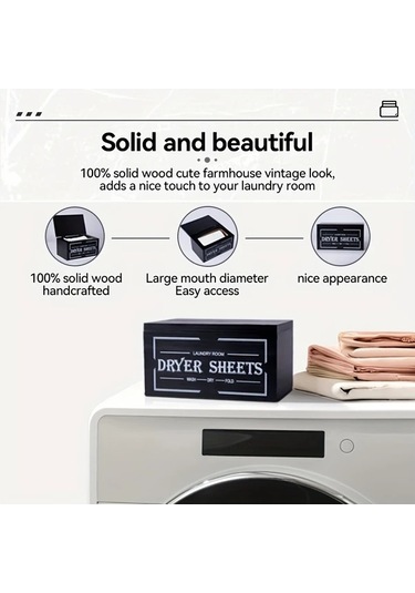 Hightower Black 1 Adet Kurutucu Ped Tutucu, Mandıra Çiftliği Stili Çamaşır Odası Aksesuarı, Kağıt Ve Yumuşatıcı Dispanseri Siyah