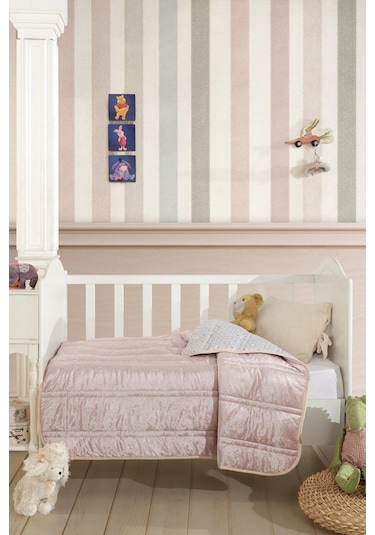 Elart Fancy Bebek Yorgan 150x100 Cm Ekru