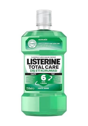 Listerine Diş Eti Koruması Hafif Nane Ağız Bakım Suyu 250 ML