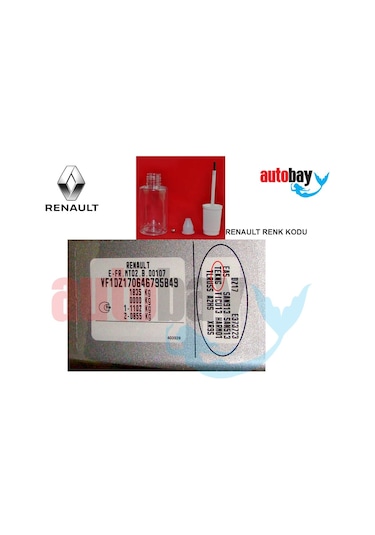 Fırçalı Rötuş Boyası  (Her Marka Araç Için ) Özel Üretim 30 ML