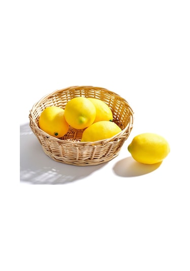 Yapay Meyve Sebze Limon Aşırı Doğal 1. Kalite