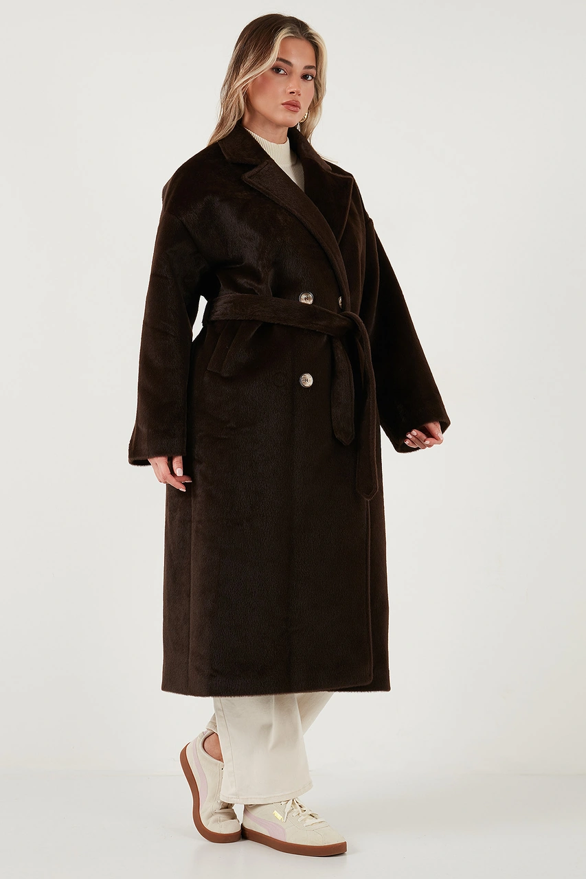 Lela Bayan Trençkot 6839610 Kahve Kahve