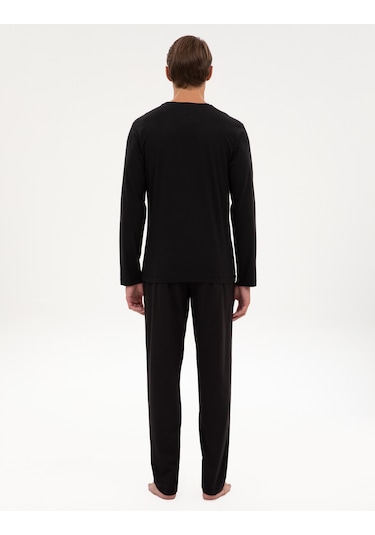 Pierre Cardin Erkek Siyah Pijama Takım 50322652-001 Siyah