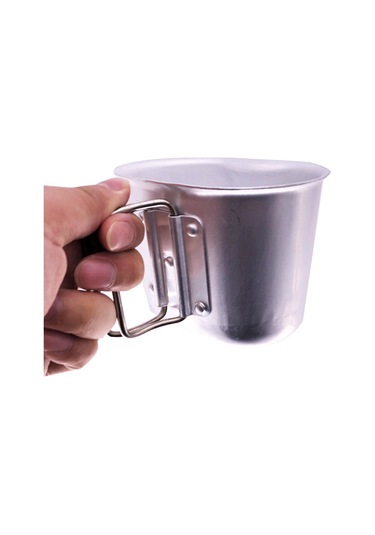 Suntek Okul Seyahat Için Kamp Tencere Fincan Lunchbox Gümüş