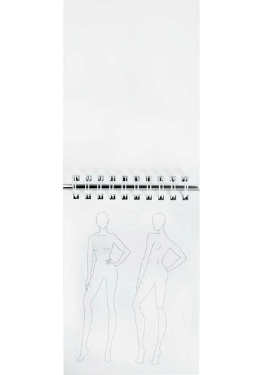 Brauberg Giyim Tasarımı İçin Şablonlu Şekil Sketchbook 147511392 Diğer