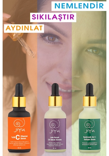 Jiyu 3'Lü Yüz Serum Seti 3x30 ml.