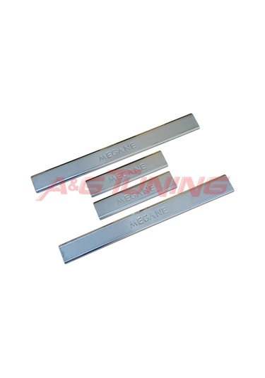 Renault Megane 2 Sedan Krom Kapı Eşiği 2004-2010 Paslanmaz Çelik N11.2920