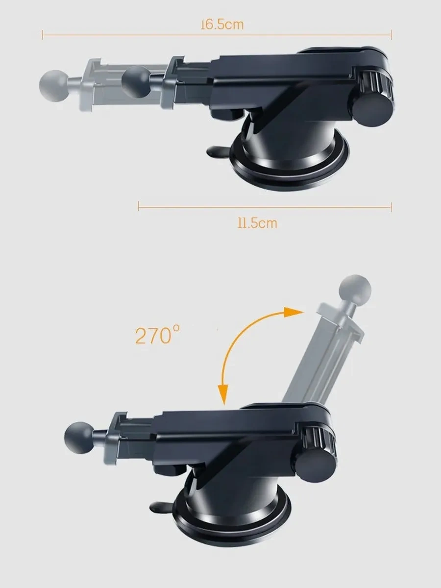 Car Paradıse Vakumlu Araba Tablet Ve Akıllı Telefon Tutucu 41297427 Siyah