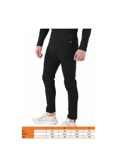 Scorp Thermo-fit Erkek Termal İçlik Alt Kayak İçliği Siyah