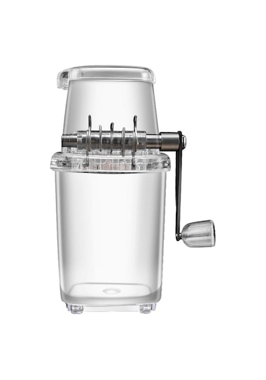 Mini Buz Tıraş Smoothie Manuel Buz Kırıcı Buz Bloğu Kırma Rüşvet Makinesi