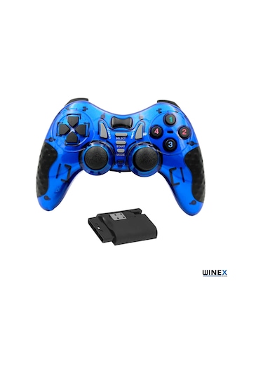 Winex 7in1 Pc/ps2/ps2/ps3/pc360/tv/tvbox/ Kablosuz Gamepad Mavi