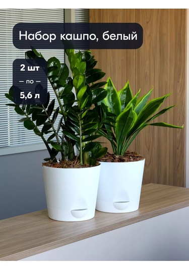 Interm Büyük Çiçek Saksısı, 5.6 L'den 2 Adet. 182711331