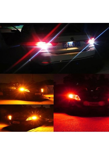 P21w 144 Led Canbus Geri Vites Ampulü Turuncu