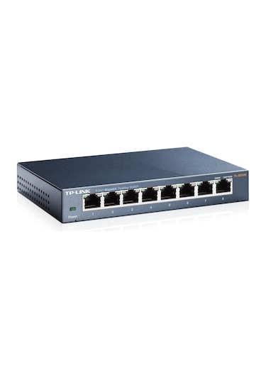 Tp-Lınk 10/100/1000Mbps 8Xport %72 Güç Tasarruflu Çelik Kasa Swit