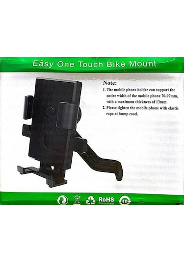 Universal Motosiklet Telefon Tutucu Tek Tuşla Kolay Kullanım