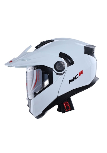 Ncr X-cross Ece-22.06 Çene Açılır Kask Beyaz